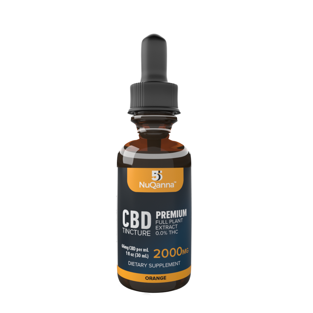 Premium Tincture 2000mg CBD Orange | NuQanna