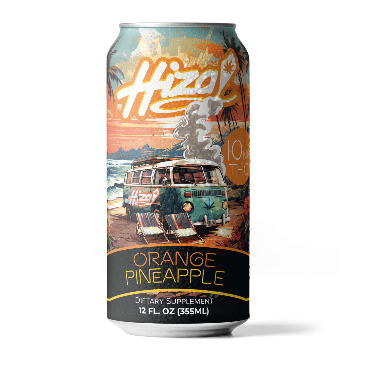 Hiza Orange Pineapple Kush 10mg THC Drink | NuQanna