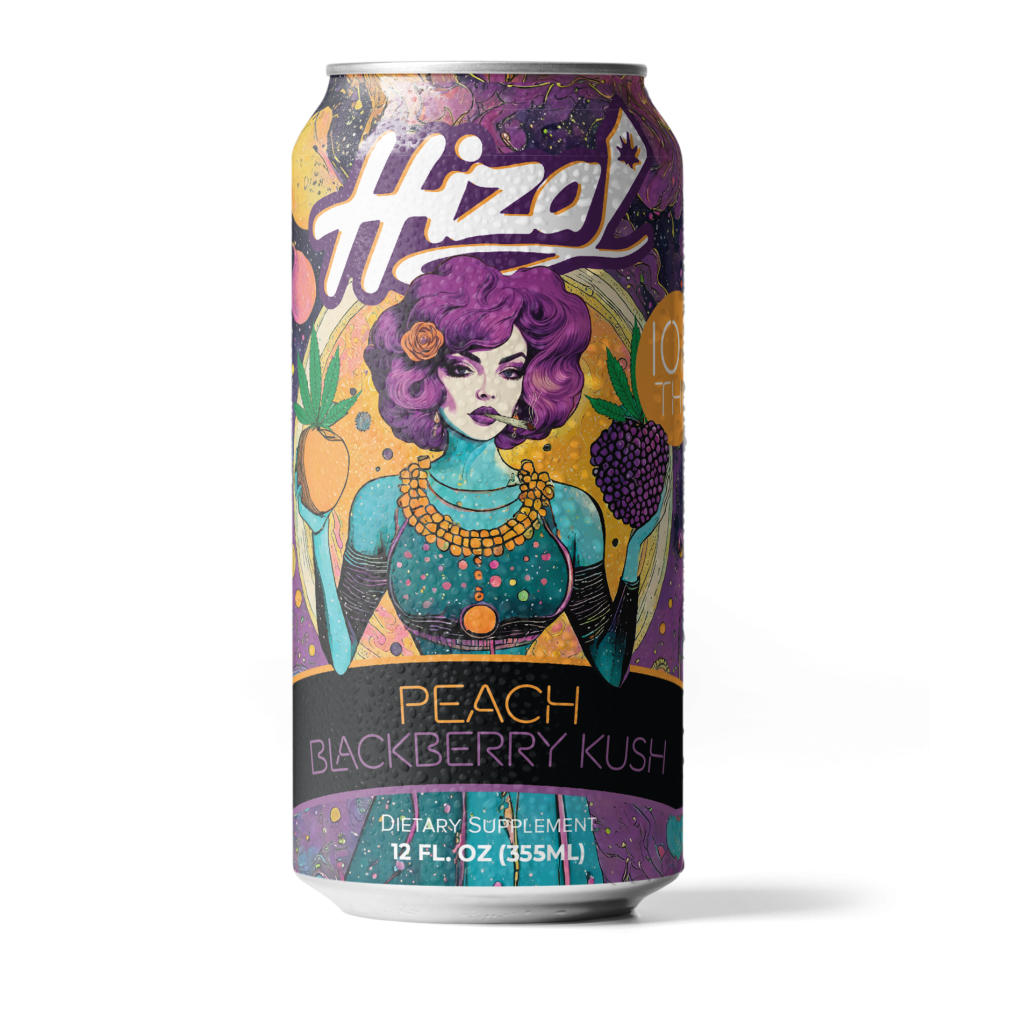 Peach Blackberry Kush 10mg THC Drink NuQanna