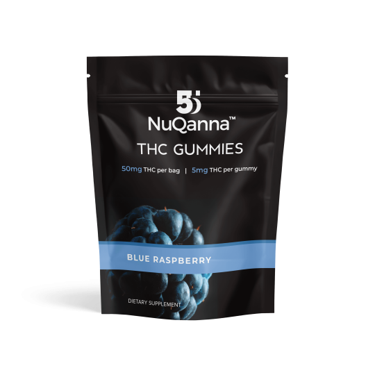 NuQanna Nano Gummies - Blue Raspberry