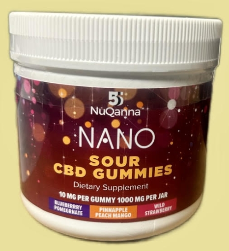 Nano Sour Assortment CBD Gummy 100ct
