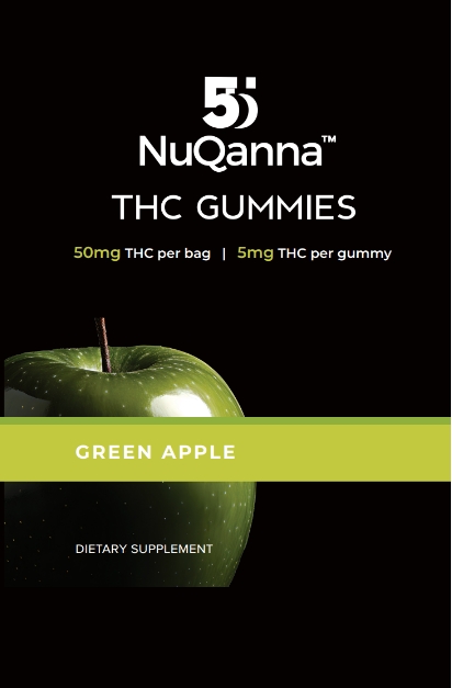 NuQanna Gummies - Green Apple