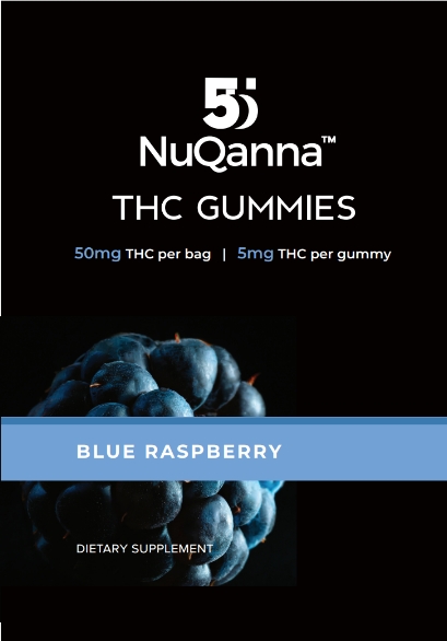 NuQanna Nano Gummies - Blue Raspberry